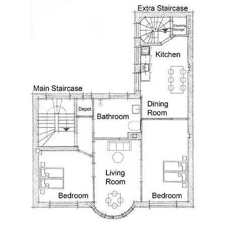 Super 2br In Old Town Apartment Copenhagen
