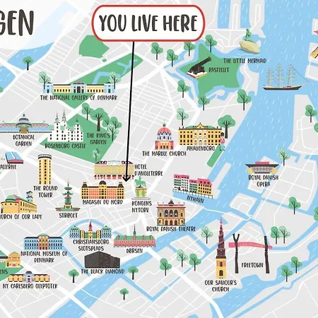 Super 2br In Old Town Apartment Copenhagen