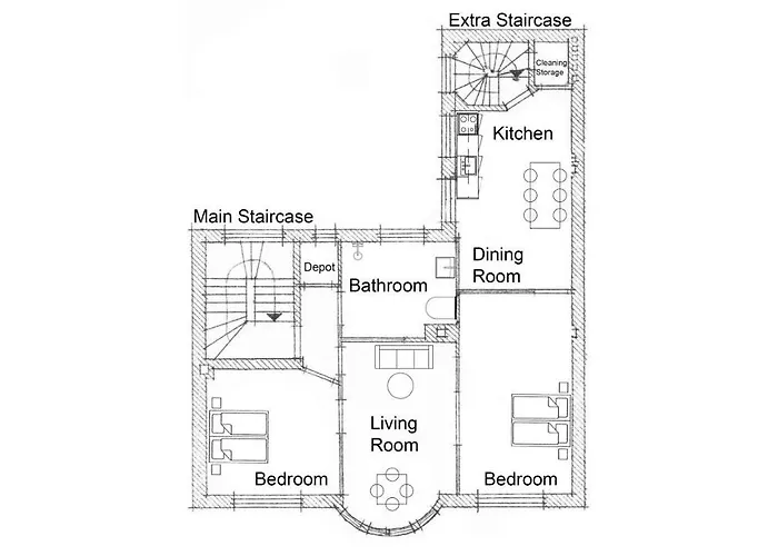 Super 2br In Old Town Apartment Copenhagen